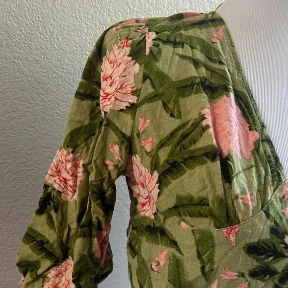 Aqua Bendita x Target Floral Wrap Blouse - Picture 3 of 6